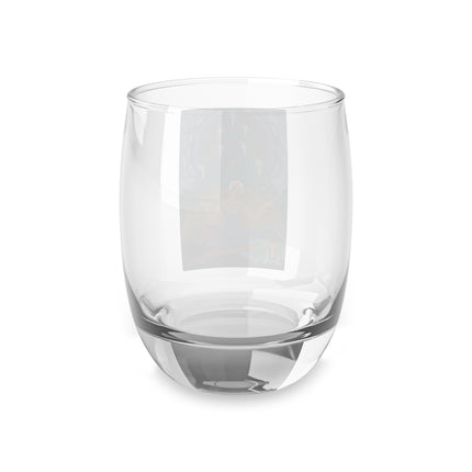 Art Deco Christmas Elegance Whiskey Glass
