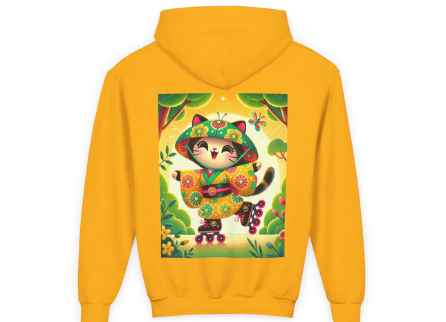 Firefly Dance on Wheels Youth Heavy Blend Hooded Sweatshirt