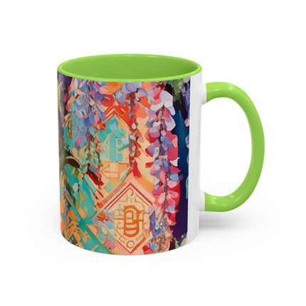 Golden Wisteria Symphony Colorful Mugs (11oz, 15oz)