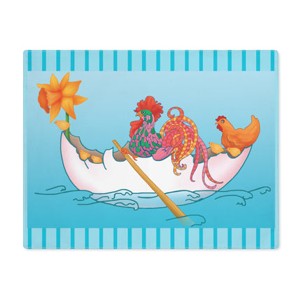A Rooster's Seafaring Adventure Placemat, 1pc