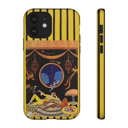 Falbalas et fanfreluches La paresse (Laziness) by George Barbier Phone Cases