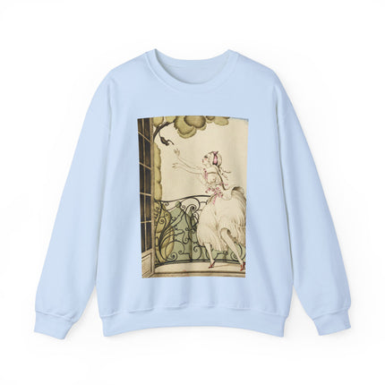 Sur talons rouges (On Red Heels) pl 02 by Gerda Wegener Heavy Blend™ Crewneck Sweatshirt