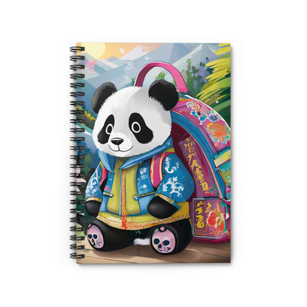 Baby Panda Spiral Notebook - Ruled Line