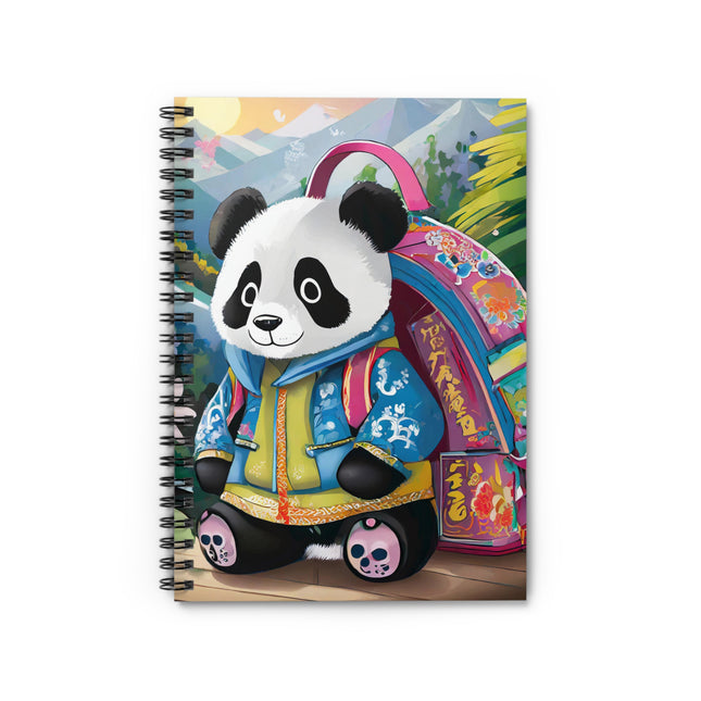 Baby Panda Spiral Notebook - Ruled Line