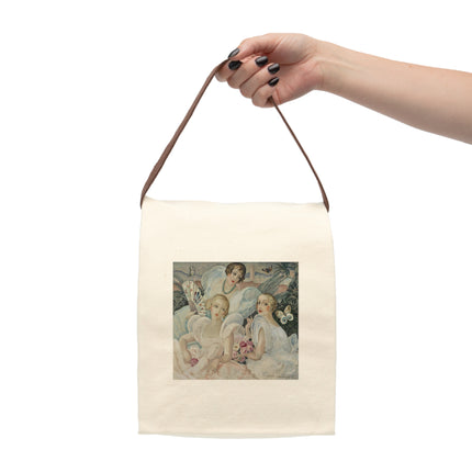 Les Femmes Fatales by Gerda Wegener Canvas Lunch Bag With Strap