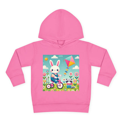 Breezy Meadow Ride Toddler Pullover Fleece Hoodie