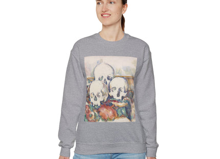 The Three Skulls by Paul Cézanne Unisex Heavy Blend™ Crewneck Sweatshirt
