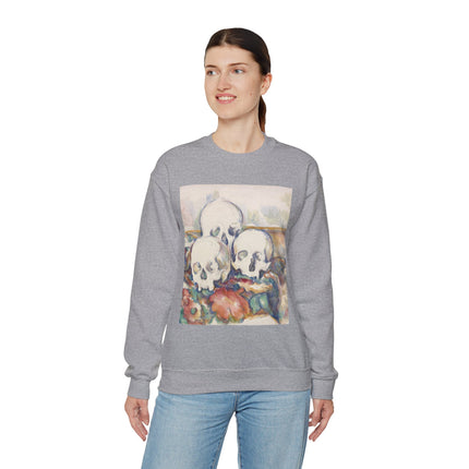 The Three Skulls by Paul Cézanne Unisex Heavy Blend™ Crewneck Sweatshirt