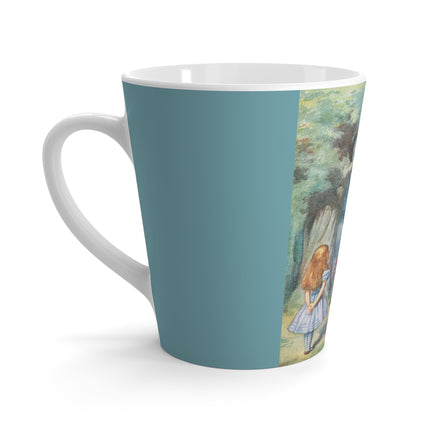 “I growl when I’m pleased, and wag my tail when I’m angry” by Sir John Tenniel Latte Mug