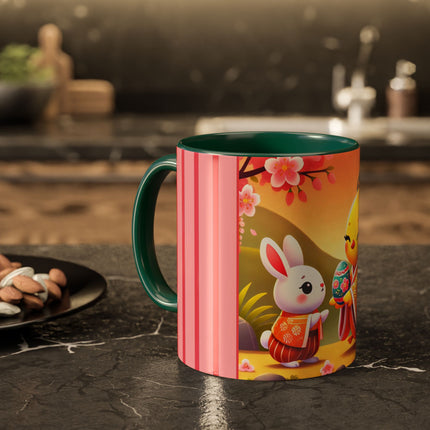 Whimsical Springtime Exchange Colorful Mugs (11oz, 15oz)