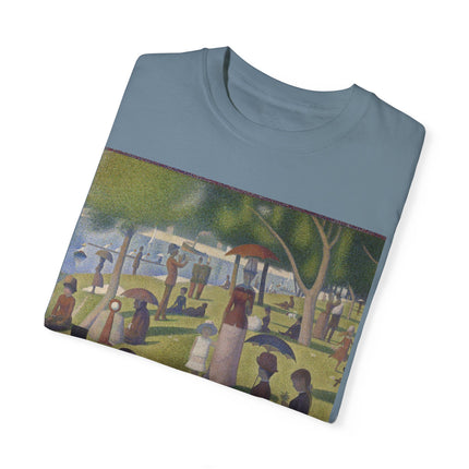 A Sunday on La Grande Jatte by Georges Seurat Unisex Garment-Dyed T-shirt