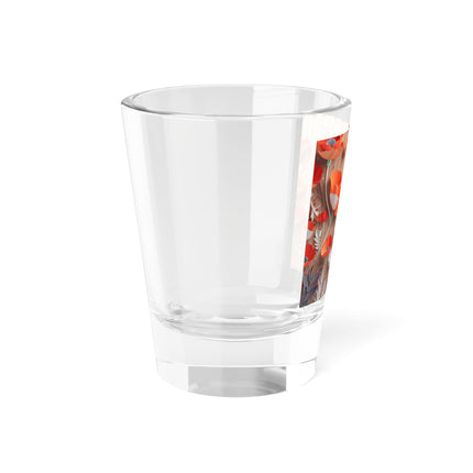 Poppy Fairy Shot Glass, 1.5oz