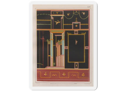 Pompeii Walls Pl.04 by Victor Steeger Die-Cut Magnets (5 Sizes)
