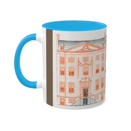 Amsterdam Canal Houses by Johan Teyler Colorful Mugs, 11oz