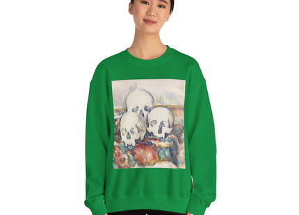 The Three Skulls by Paul Cézanne Unisex Heavy Blend™ Crewneck Sweatshirt