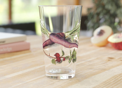 Carrot (Daucus Carota) and Red Currant (Ribes Rubrum) by Anselmus Boëtius de Boodt Glass, 16oz