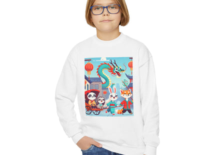 The Little Dragon and Friends Youth Crewneck Sweatshirt