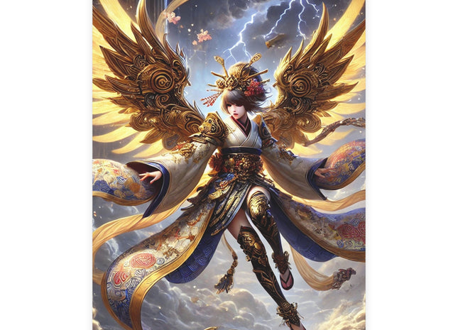Valkyrie Descending Through Storm Postcards (envelopes included) - Bundles of 10, 30, 50 Pieces