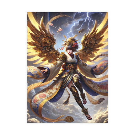 Valkyrie Descending Through Storm Postcards (envelopes included) - Bundles of 10, 30, 50 Pieces