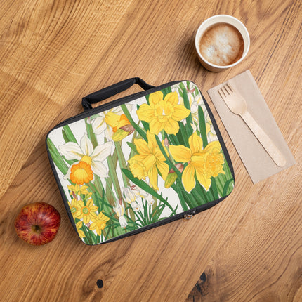 Daffodils by Tanigami Kônan Lunch Bag – Spring Blooms & Japanese Woodblock Elegance
