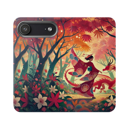 The Dragon Fairy’s Dance Flip Case – Enchanted Grace & Spring Magic