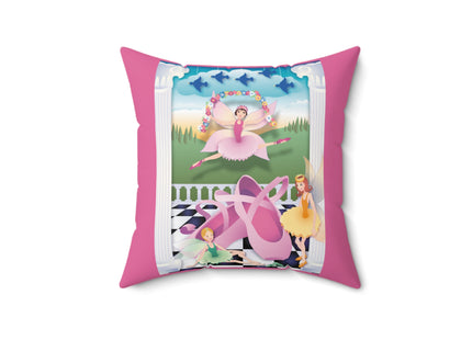 Graceful Enchantment Spun Polyester Square Pillow