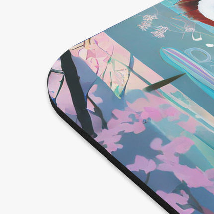Cybernetic Red Panda Mouse Pad, Rectangle