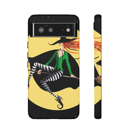 A Witch’s Moonlit Flight Phone Cases