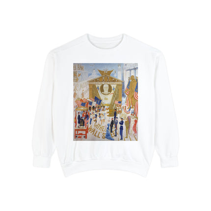 The Cathedrals of Wall Street Unisex Garment-Dyed Sweatshirt
