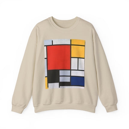 Composition with Red, Yellow, Blue, and Black by Piet Mondrian Heavy Blend™ Crewneck Sweatshirt