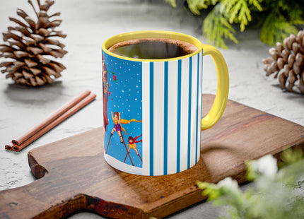 Snowfall & Couture Colorful Mugs (11oz, 15oz)