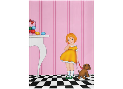 Easter Joy in Deco Hues Acrylic Art Block