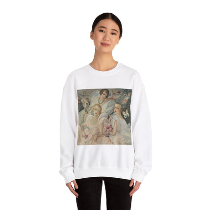 Les Femmes Fatales by Gerda Wegener Heavy Blend™ Crewneck Sweatshirt