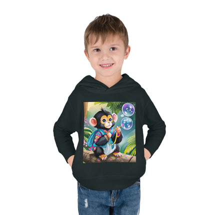 Bubble Magic in the Jungle Toddler Pullover Fleece Hoodie