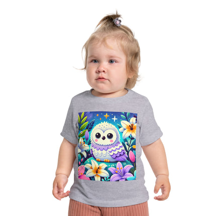 Enchanted Baby Owl Baby T-Shirt – A Gentle Nighttime Dream