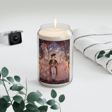 🎃🌙 The Midnight Court Of Pumpkin Grove Scented Soy Candle – Elegant Halloween Masquerade