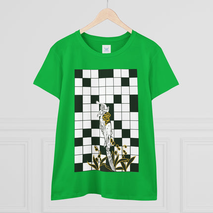 The Crossword Women's Midweight Cotton Tee