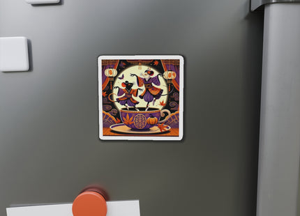 Theatrical Halloween Kabuki Mice Die-Cut Magnets (5 Sizes)