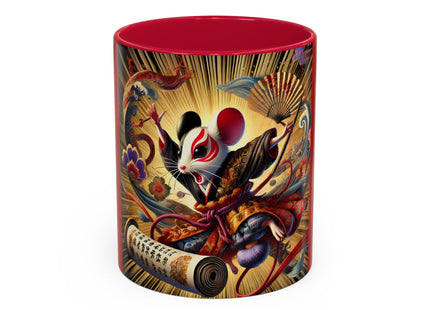 Theatrical Mouse on a Mission Colorful Mugs (11oz, 15oz)