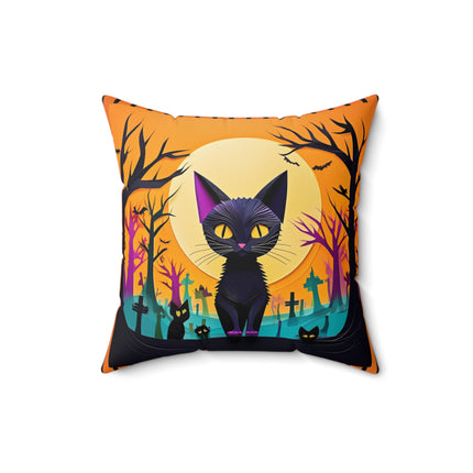 Phantom Parade Spun Polyester Square Pillow