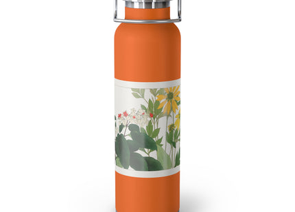 Clerodendrum & Rudbeckia by Tanigami Kônan Copper Vacuum Insulated Bottle, 22oz