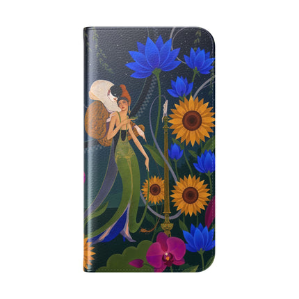 🌙🕯️ The Lady Of The Midnight Garden Flip Case – Art Deco Nocturne