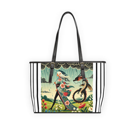 The Dragon Fairy’s Stride PU Leather Shoulder Bag