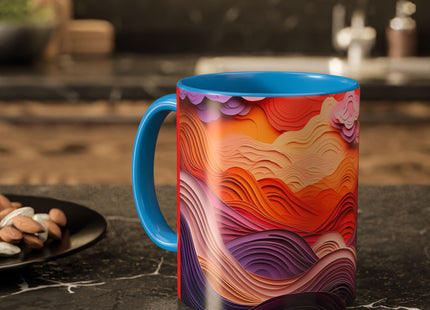 Dramatic Sunset Sky Colorful Mugs (11oz, 15oz)