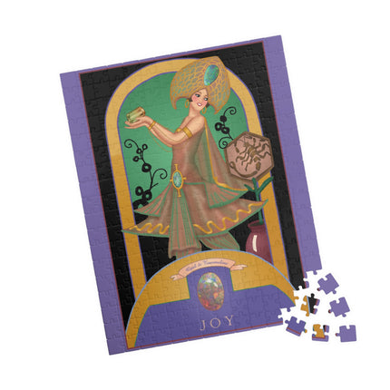 October & Opal, Tourmaline (from the Gem Series) by Sofia Chiostri Puzzle (110, 252, 500-Piece)