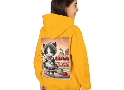 Patisserie Kitten Youth Heavy Blend Hooded Sweatshirt