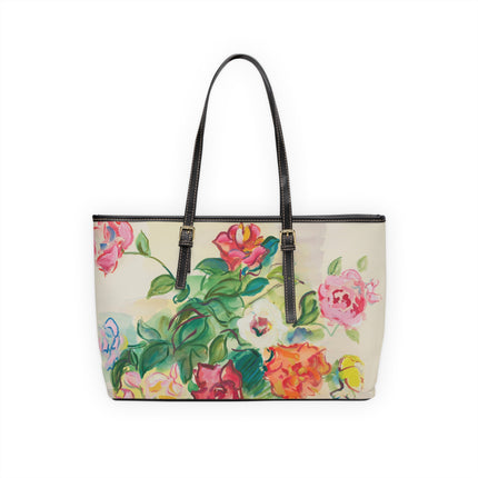 Bouquet de Roses by Raoul Dufy PU Leather Shoulder Bag