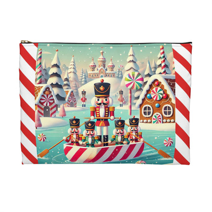 Nutcracker Candy-Striped Adventure Accessory Pouch
