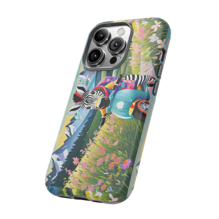 Stripes on Wheels Phone Cases