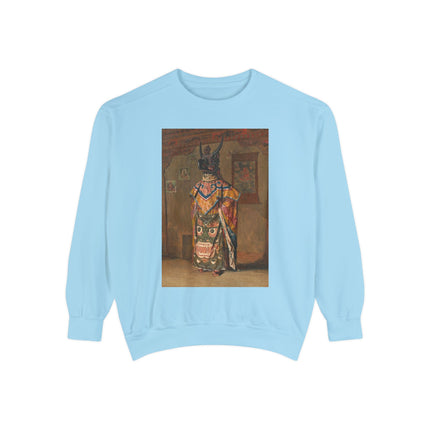 A Buddhist Lama by Vasily Vereshchagin Garment-Dyed Sweatshirt